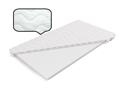 Nakładka na materac z lateksu H1 Leto 80x190x4 Medicott/Tencel