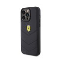 Ferrari Quilted Metal Logo - Etui iPhone 15 Pro Max (czarny)