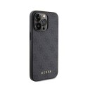 Guess 4G Metal Gold Logo - Etui iPhone 15 Pro Max (szary)