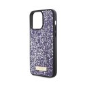 Guess Rhinestone Metal Logo - Etui iPhone 15 Pro Max (różowy)