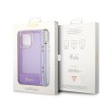 Guess Translucent Pearl Strap - Etui iPhone 14 Pro Max (fioletowy)