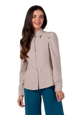 Koszula Damska Model B277 Beige - BeWear BeWear