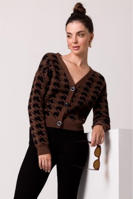 Sweter Damski Model BK104 Brown - BE Knit