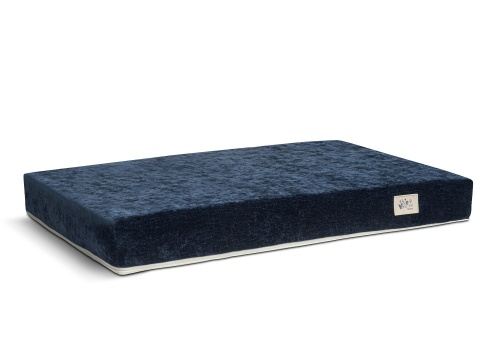 Materac piankowy Psie Historie 120x80 (granatowy)