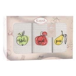 Ręcznik bawełniany waffle haft ROKKO/3775/V1/ 3x40x60 kpl.