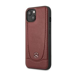 Mercedes Leather Urban Line - Etui iPhone 15 (czerwony)