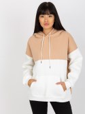 Bluza-AP-BL-AP-3001.98P-beżowy rozmiar - XL beżowy