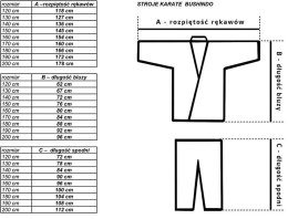 STRÓJ DO KARATE BUSHINDO r.3/160cm