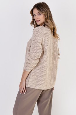 Sweter Kardigan Model SWE120 Beige - MKM MKM