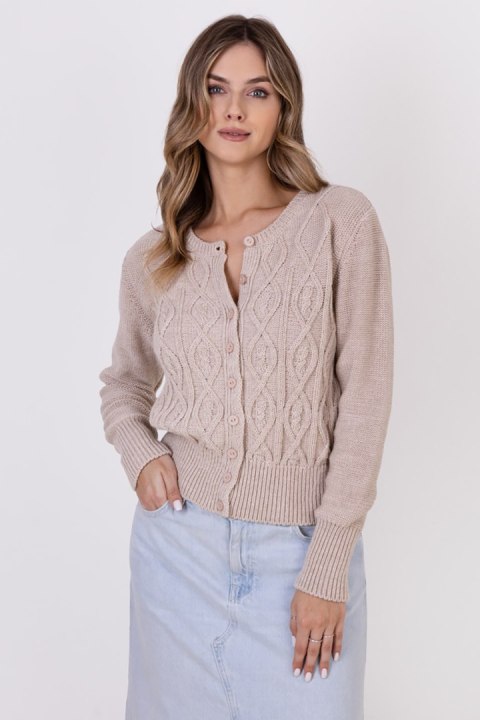 Sweter Damski Model SWE317 Beige - MKM MKM