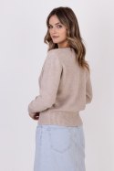 Sweter Damski Model SWE317 Beige - MKM MKM