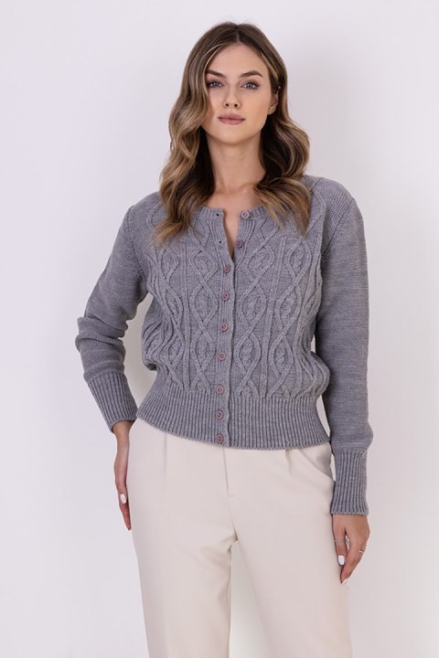 Sweter Damski Model SWE317 Grey - MKM MKM