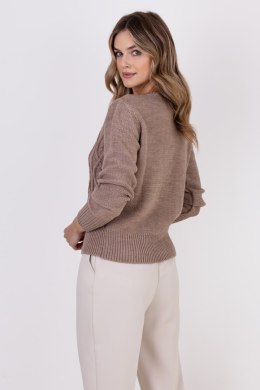 Sweter Damski Model SWE317 Mocca - MKM MKM