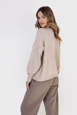 Sweter Damski Model SWE322 Beige - MKM MKM