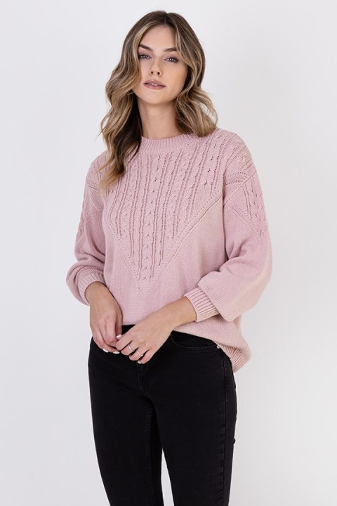 Sweter Damski Model SWE322 Powder Pink - MKM MKM