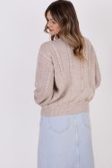 Sweter Damski Model SWE323 Beige - MKM MKM