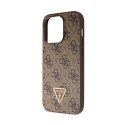 Guess Crossbody 4G Metal Logo - Etui iPhone 15 Pro Max (brązowy)