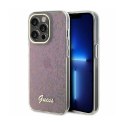 Guess IML Faceted Mirror Disco Iridescent - Etui iPhone 15 Pro Max (różowy)