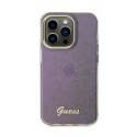 Guess IML Faceted Mirror Disco Iridescent - Etui iPhone 15 Pro Max (różowy)