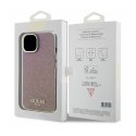 Guess IML Faceted Mirror Disco Iridescent - Etui iPhone 15 (różowy)