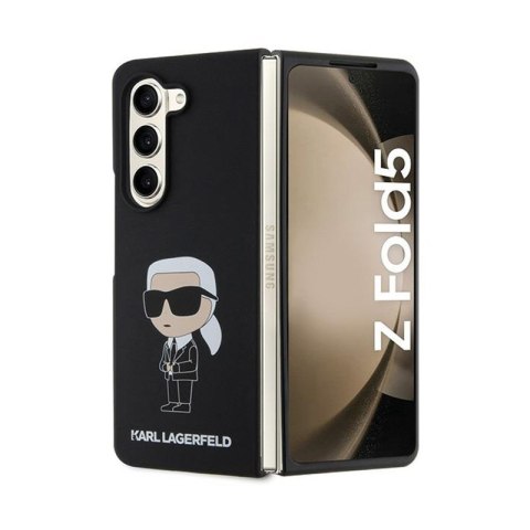 Karl Lagerfeld Silicone Ikonik - Etui Samsung Z Fold 5 (czarny)