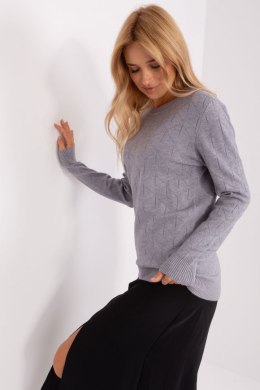 Sweter Damski Model AT-SW-232901.25X Grey - AT AT