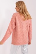 Sweter Damski Model AT-SW-2358.31 Light Pink - AT AT