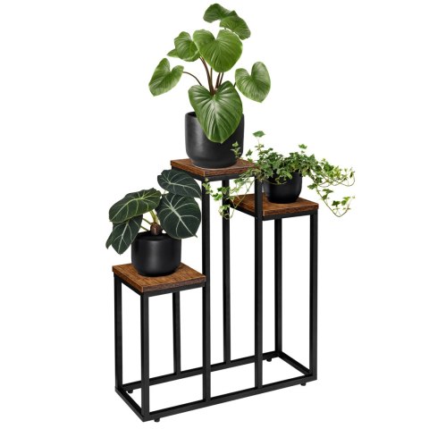 Kwietnik metalowy loft AGRAS RUSTIC stojak na kwiaty