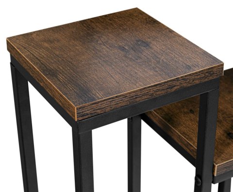 Kwietnik metalowy loft BELGAR RUSTIC stojak na kwiaty