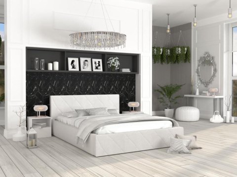 Łóżko CARO TRINITY (BIAŁY) 180x200