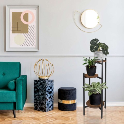 Kwietnik metalowy loft TRETORRI RUSTIC stojak na kwiaty