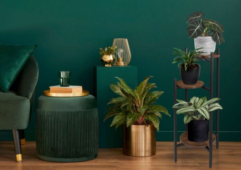 Kwietnik metalowy loft TRETORRI RUSTIC stojak na kwiaty