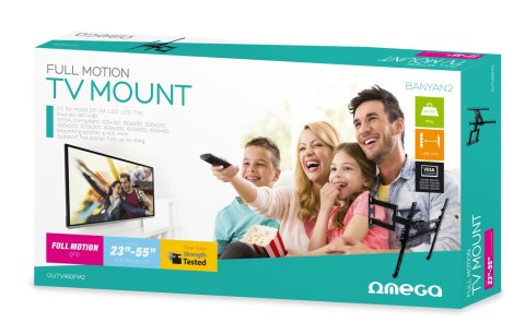 OMEGA TV MOUNT UCHWYT DO TV MAX VESA 400 22-65" FULL MOTION AXIS BANYAN2 [44430]