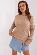 Sweter Damski Model AT-SW-2338.14P Beige - AT AT