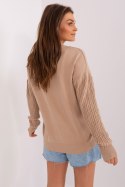 Sweter Damski Model AT-SW-2338.14P Beige - AT AT