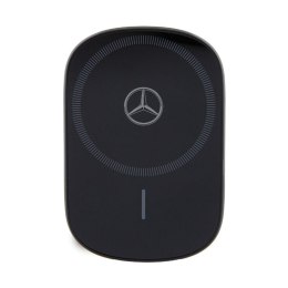 Mercedes Silver Star MagSafe - Magnetyczny uchwyt samochodowy z ładowaniem bezprzewodowym 15W (czarny)