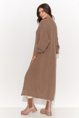 Sweter Kardigan Model NU_S91 Cappuccino - Numinou Numinou