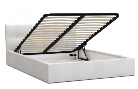 Łóżko tapicerowane RINO Paris LIGHT CREAM 90x200