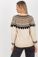 Sweter Damski Model LC-SW-0342.06X Beige - Rue Paris Rue Paris