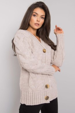 Sweter Damski Model LC-SW-A1.28X Beige - Rue Paris Rue Paris