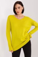 Sweter Damski Model TO-SW-1810.08P Limonka - Rue Paris Rue Paris