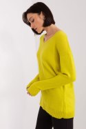 Sweter Damski Model TO-SW-1810.08P Limonka - Rue Paris Rue Paris