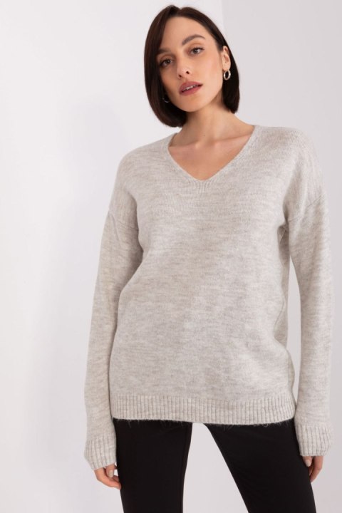 Sweter Damski Model TO-SW-1810.25X Beige - Rue Paris Rue Paris