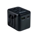 VERBATIM POWER TRAVEL ADAPTOR UTA-02 100-250V USB PD20W + QC18W 49544