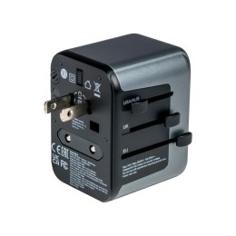 VERBATIM POWER TRAVEL ADAPTOR UTA-03 100-250V USB PD30W + QC18W 49545