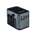 VERBATIM POWER TRAVEL ADAPTOR UTA-03 100-250V USB PD30W + QC18W 49545