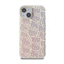 Hello Kitty IML Gradient Electrop Crowded Kitty Head - Etui iPhone 15 (różowy)