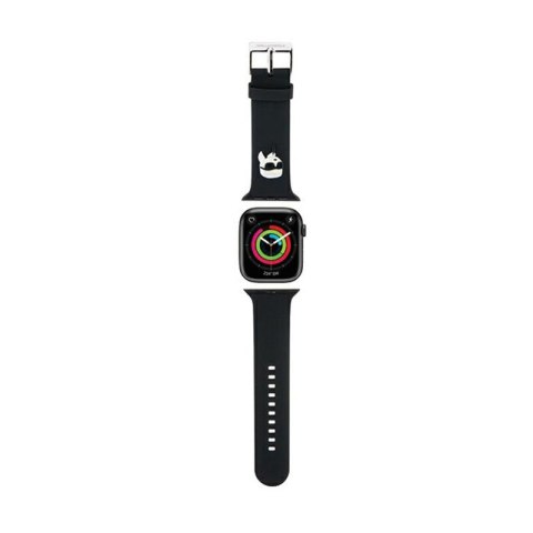 Karl Lagerfeld 3D Rubber Karl Head NFT - Pasek do Apple Watch 38/40/41 mm (czarny)