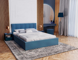 Łóżko RINO Welur różne kolory 120x200 + Materac