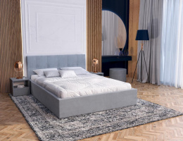 Łóżko RINO Welur różne kolory 140x200 + Materac